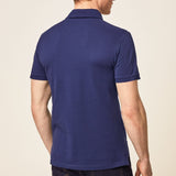 Hackett Swim Short Sleeve Polo Navy