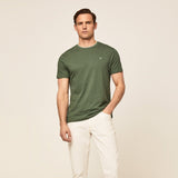 Hackett Textured Knit Tee Sage