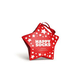 Happy Socks 1-Pack Stars Socks Gift Set In Red