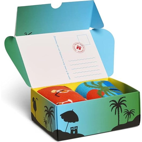Happy Socks 2-pack Beach Life Socks Gift Set