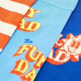 Happy Socks 3-Pack Father Of The Year Socks Gift Set Orange