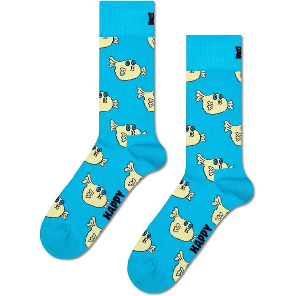 Happy Socks Blowfish Sock In Blue