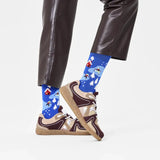 Happy Socks Winter Night Socks In Blue