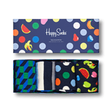 Happy Socks Navy Socks Gift Box 4-Pack