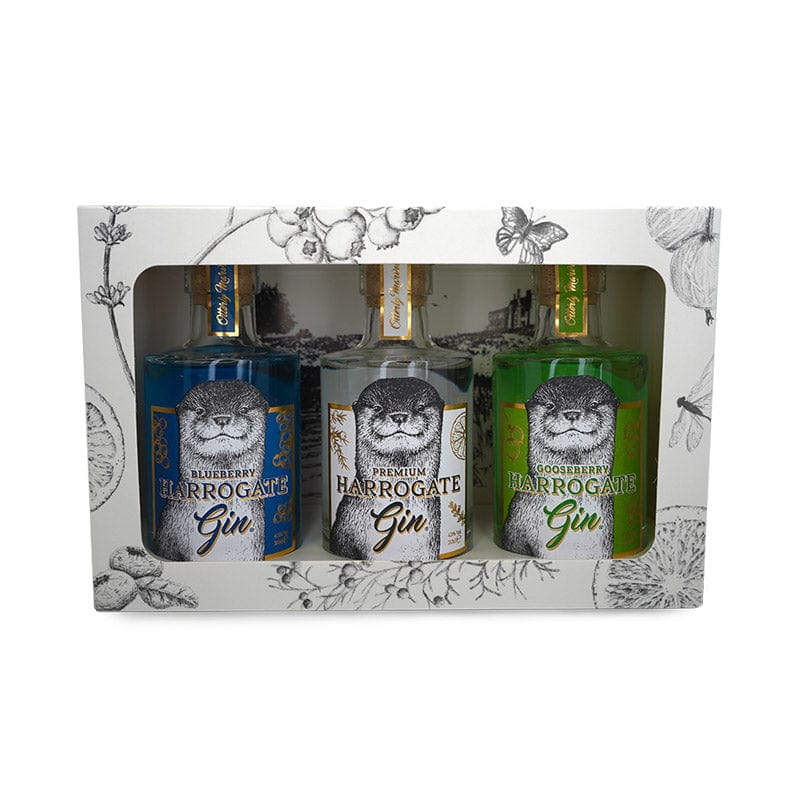 Harrogate Otter Gin Gift Set 3x20cl