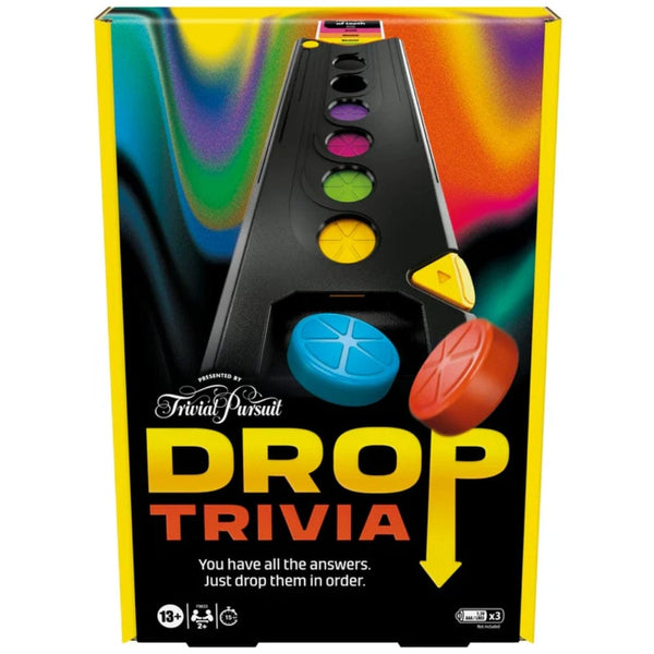 Hasbro Drop Trivia Game, Electronic Party Board Game from Trivial Pursuit
