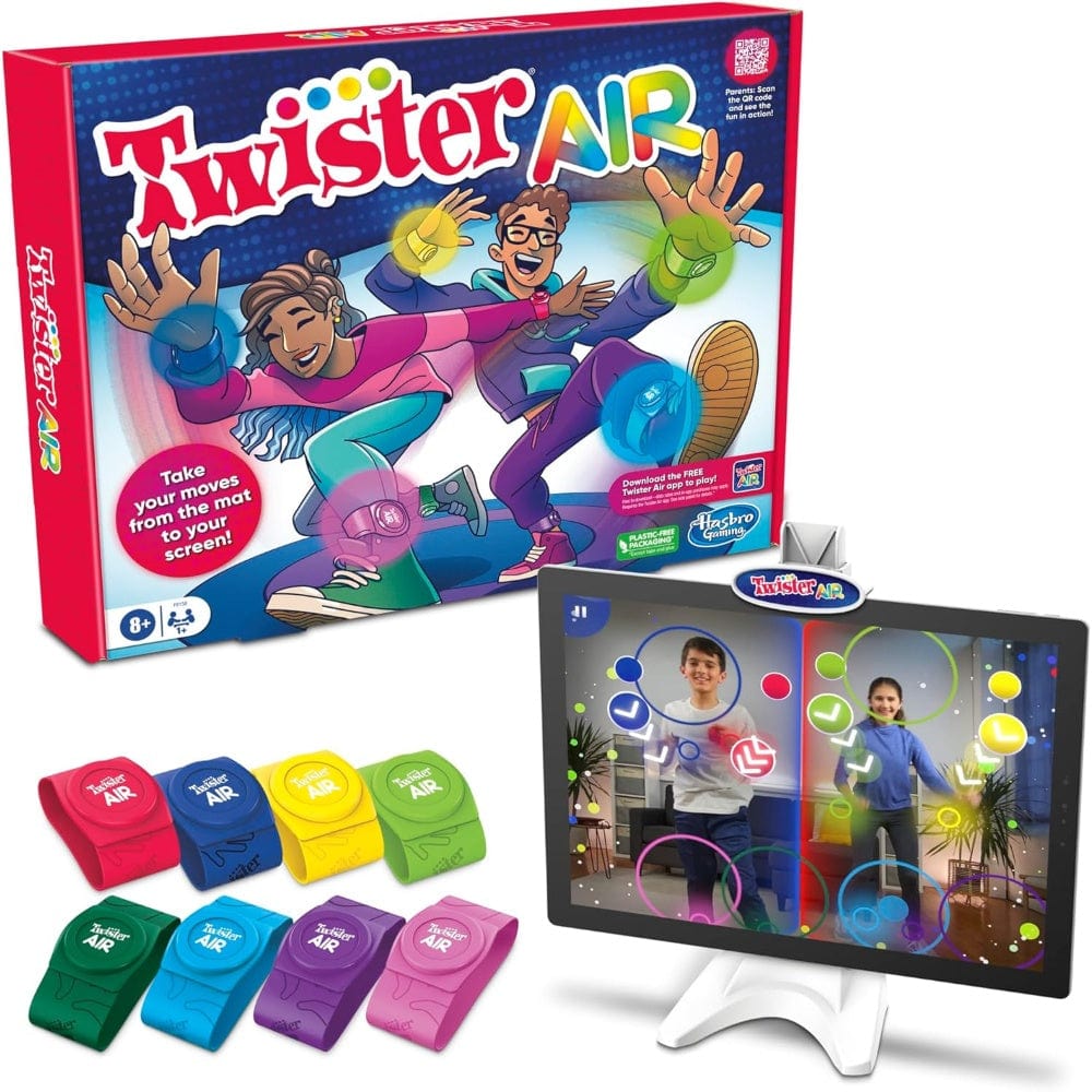Hasbro Gaming Twister – Gioco Classico Per Festa E Famiglia, Tappeto Morbido E Ruota Girevole, Per 2+ Giocatori, Età 6+