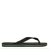 Havaianas Brasil Logo Black Mens