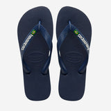 Havaianas Brasil Logo Navy Mens