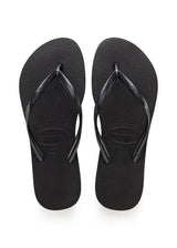 Havaianas Slim Fit Flip Flops In Black