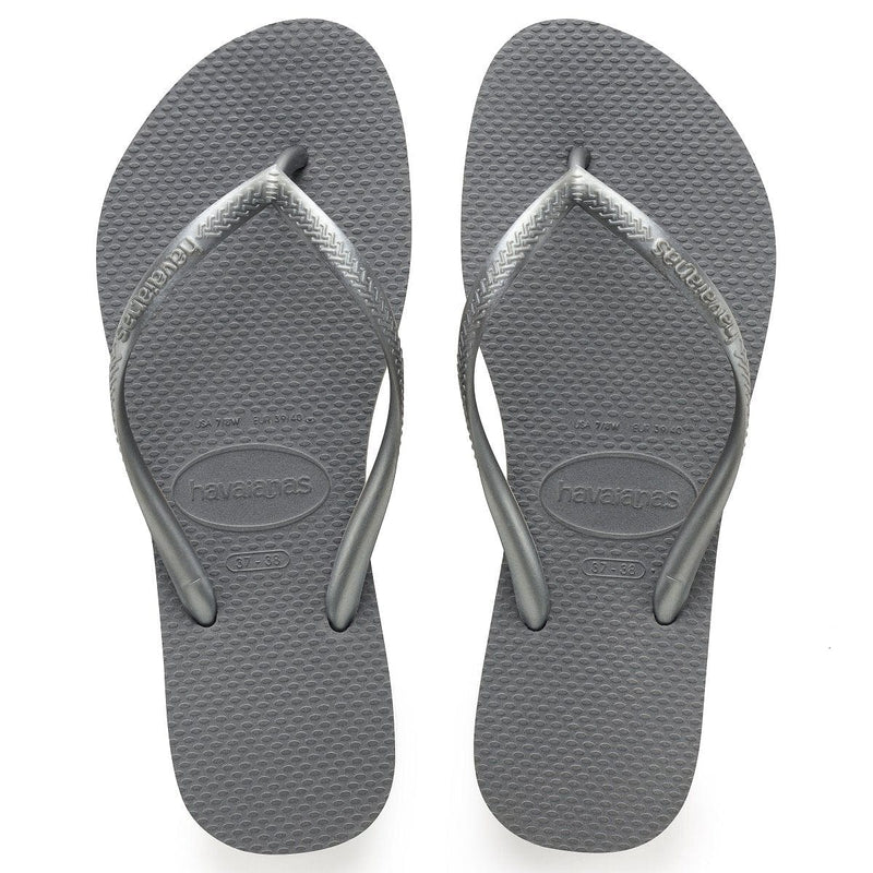 Havaianas Slim Fit Flip Flops Grey
