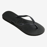 Havaianas Slim Fit Flip Flops In Black