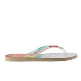 Havaianas Slim Metallic Rainbow Beige