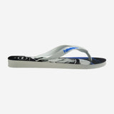 Havaianas Star Wars Flip Flops in White & Star Blue