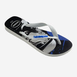 Havaianas Star Wars Flip Flops in White & Star Blue
