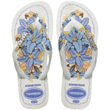 Havaianas Tropicalia Vibes II Top Flip Flops In White