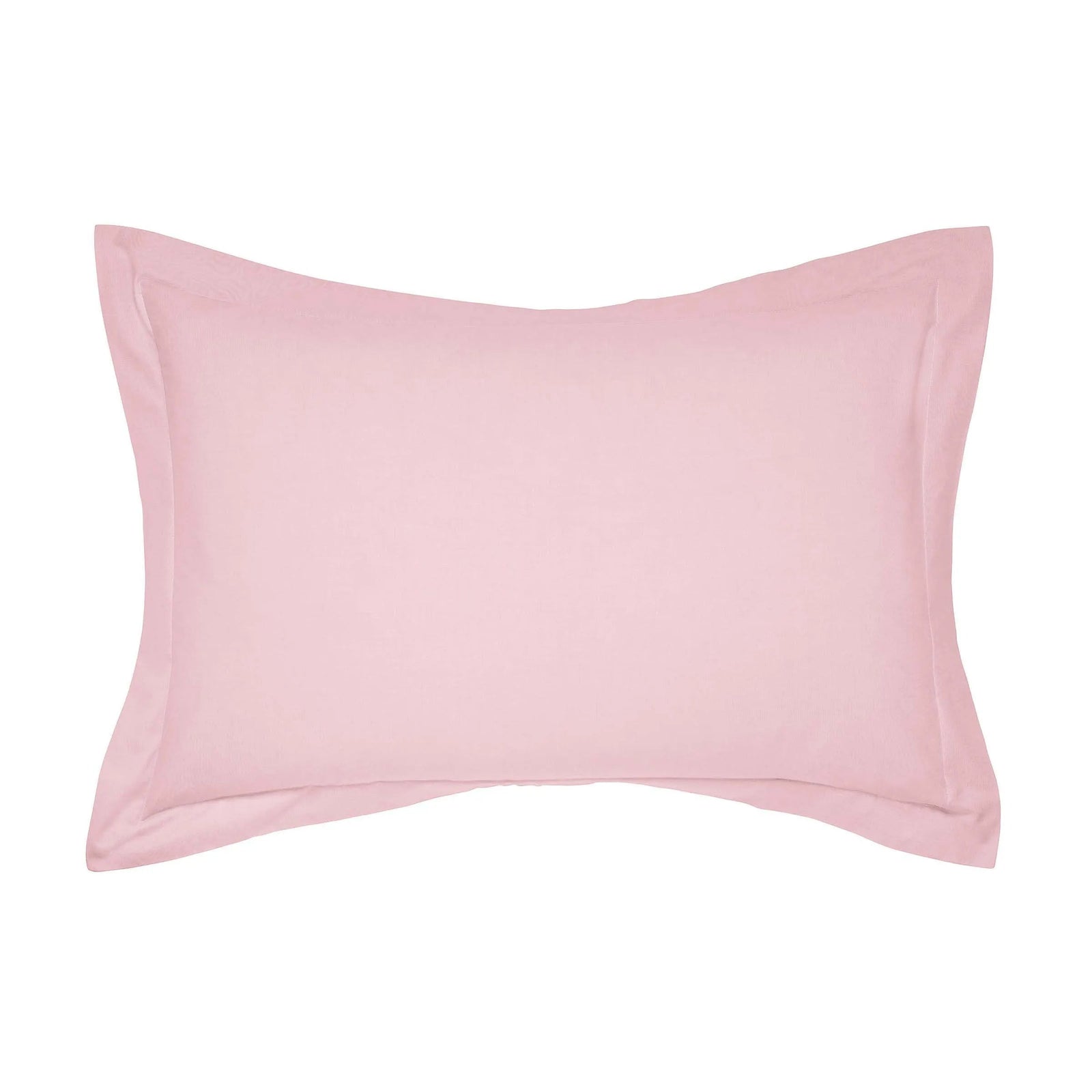 Helena Springfield 50/50 Plain Dye Percale Oxford Pillowcase in Blush