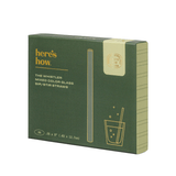 Here's How The Whistler Set Of 6 Coloured Glass Straws