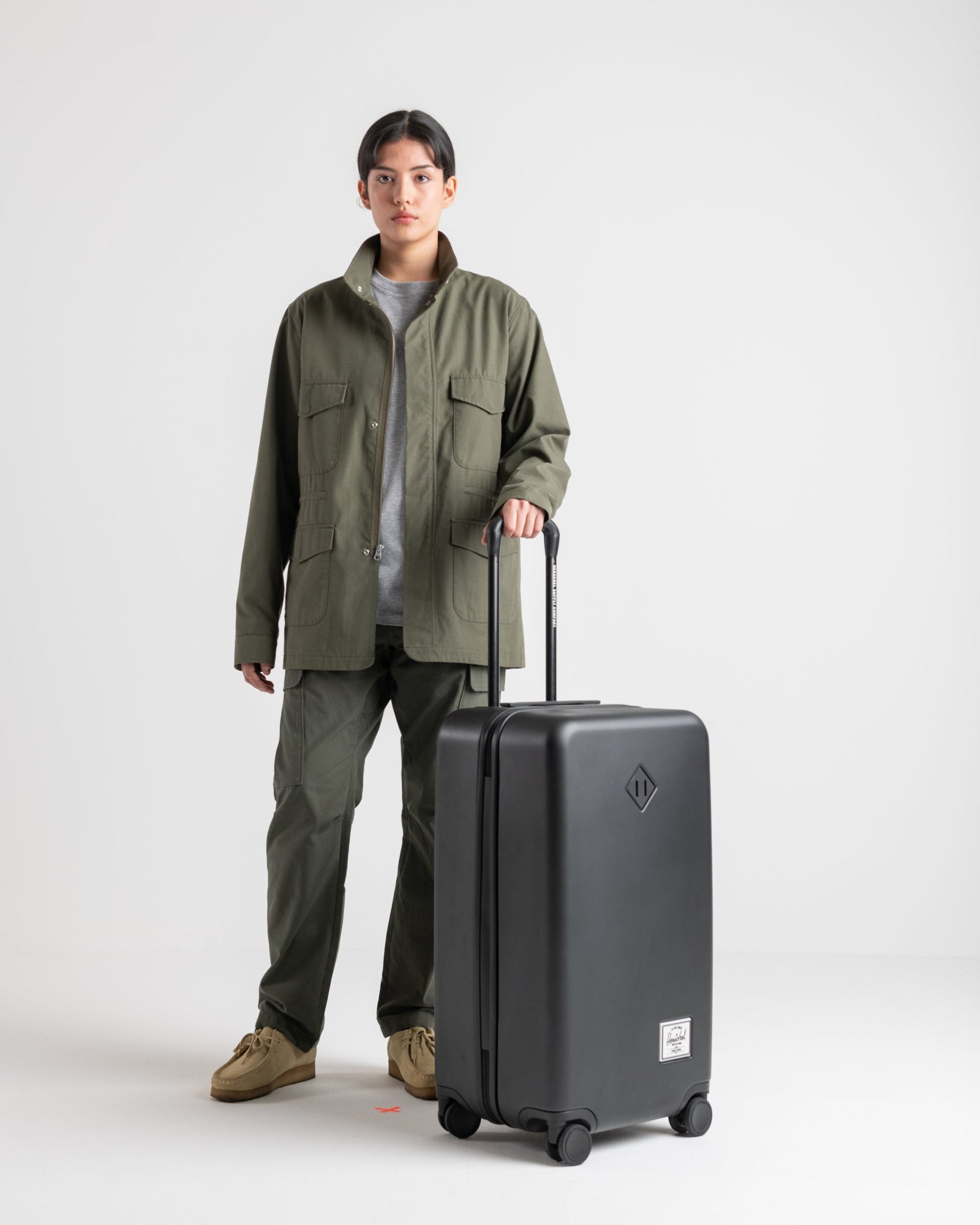 Herschel Supply Heritage Hardshell Medium Luggage Black