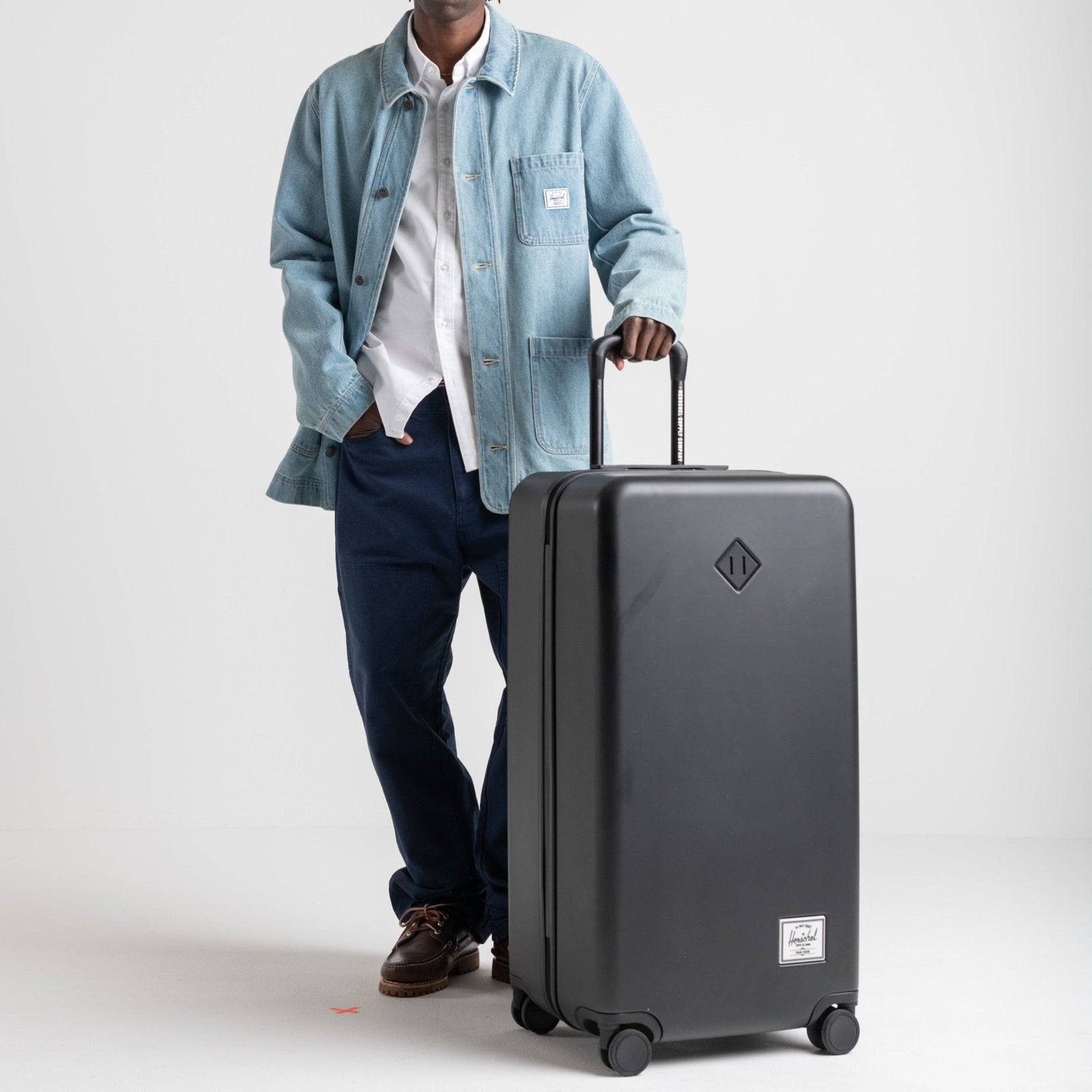 Herschel Supply Heritage Hardshell Large Luggage Black