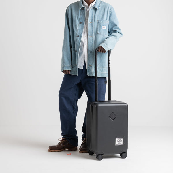 Herschel Supply Co. Heritage Hardshell Carry On Luggage 50cm in Black