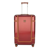 Highbury Elegance 4-Wheel 76cm Spinner Suicase In Burgundy