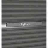 Highbury Venice Travel Suitcase 34L In Dark Grey