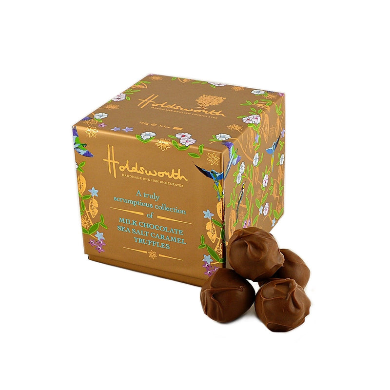 Holdsworth Truly Scrumptious Exquisite Salted Caramel Truffle Cubes 100G