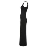 Holland Cooper Amber V-Neck Maxi Dress in Black