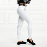 Holland Cooper Biker Jean Optic White