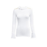 Holland Cooper Lilibet Jersey Tee in White