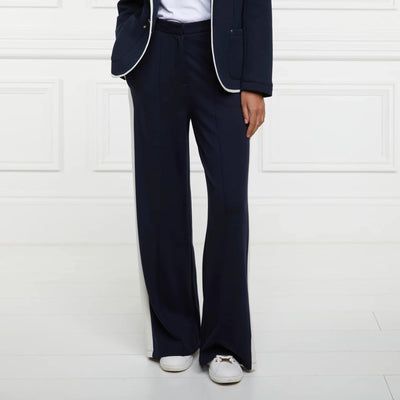 Holland Cooper Wide Leg Pant in Ink Navy