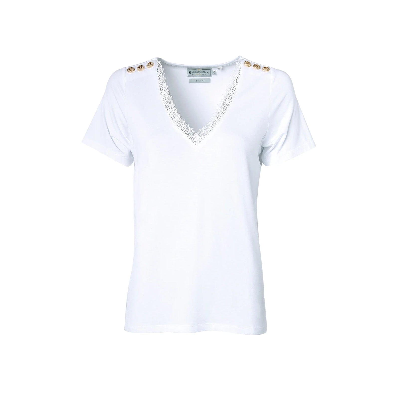 Holland Cooper Amelia Tee in White