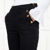 Holland Cooper Amoria Flared Jean Black