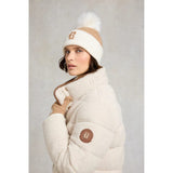 Holland Cooper Chelsea Bobble Hat In Camel