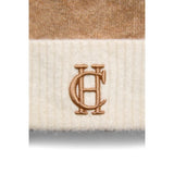 Holland Cooper Chelsea Bobble Hat In Camel