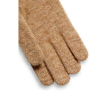 Holland Cooper Chelsea Knitted Gloves In Camel
