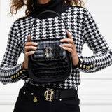 Holland Cooper Chelsea Saddle Bag in Black