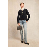 Holland Cooper Chloe Jersey Jacket Ink Navy