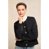 Holland Cooper Chloe Jersey Jacket Ink Navy