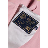 Holland Cooper Hampton Waistcoat in Pink Linen