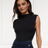 Holland Cooper Harper Bodysuit Black