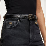 Holland Cooper HC Classic Slim Belt Black