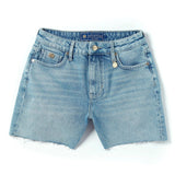 Holland Cooper High Rise Denim Short in Vintage Indigo