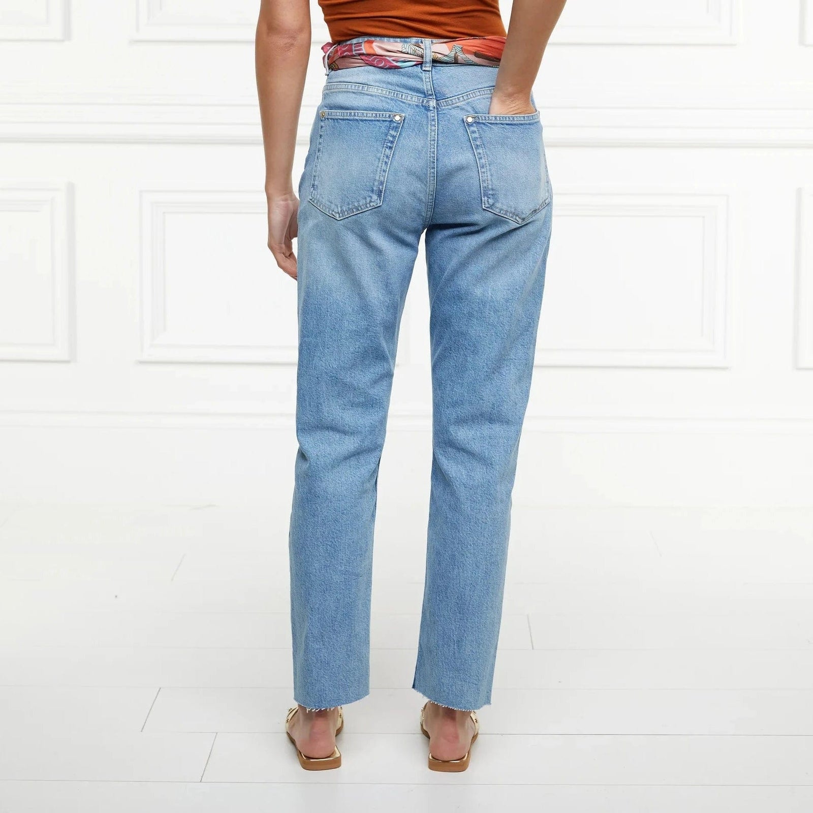 Holland Cooper High Rise Slim Jean in Vintage Indigo