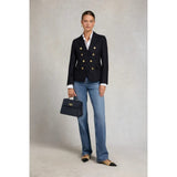 Holland Cooper Knightsbridge Blazer Navy Chalk Pinstripe