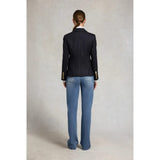 Holland Cooper Knightsbridge Blazer Navy Chalk Pinstripe