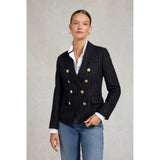 Holland Cooper Knightsbridge Blazer Navy Chalk Pinstripe
