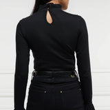 Holland Cooper Lilibet Jersey Tee in Black