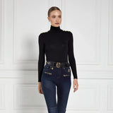 Holland Cooper Long Sleeve Roll Neck Black